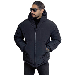 کاپشن مردانه مدل باکسی کد 2 رنگ مشکی