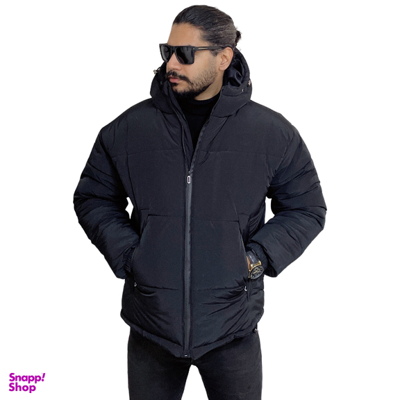 کاپشن مردانه مدل باکسی کد 2 رنگ مشکی