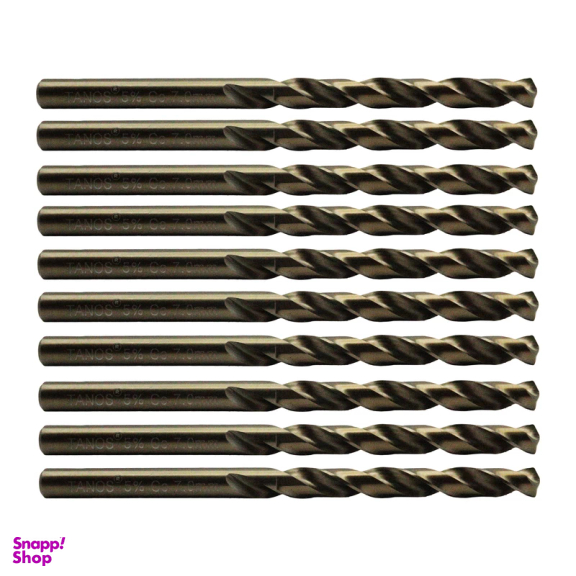 مته کبالت تانوس مدل YP-HSS-SIZE07 سایز 7 میلی متر مجموعه 10 عددی