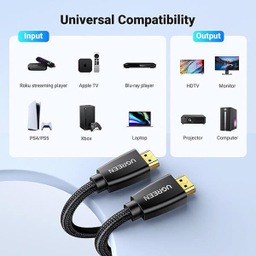 کابل تبدیل HDMI 2.0 یوگرین مدل HD118 کد 40410 طول 2 متر