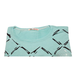 تیشرت زنانه طرح نگین کد 604422