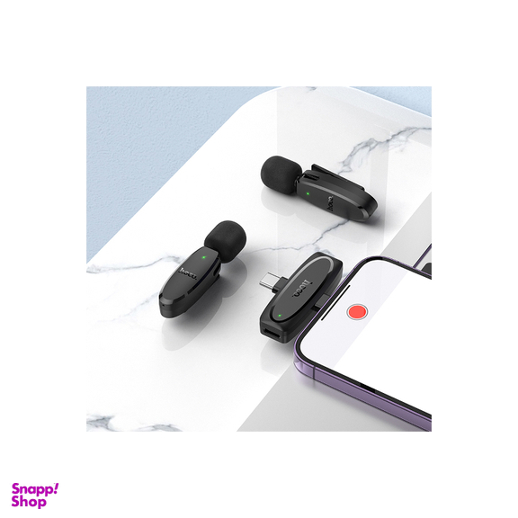 میکروفون یقه ای هوکو مدل L15 TYPE-C/Lightning