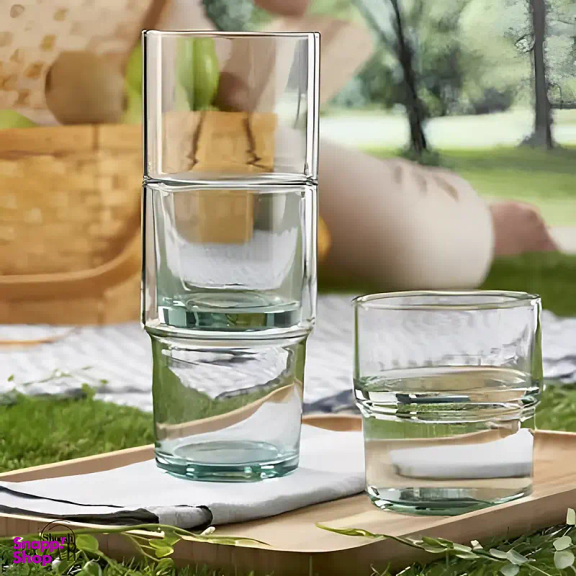 نیم‌ لیوان پاشاباغچه مدل هیل کد 420945 گنجایش 300 سی‌ سی بسته 6 عددی
