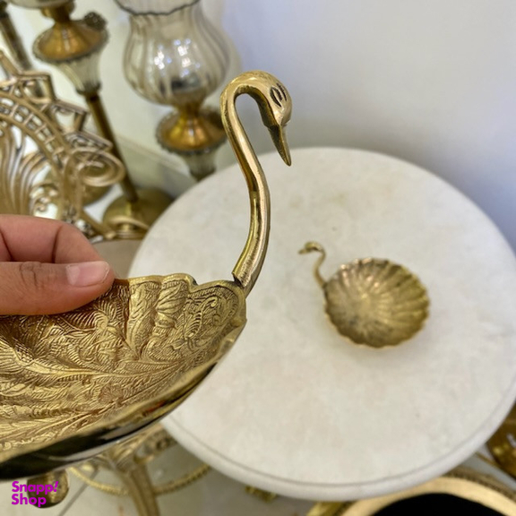 پیاله برنجی مدل قو کد 170006