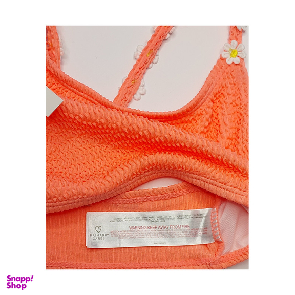 مایو دخترانه پیریمارک مدل 6764 رنگ نارنجی