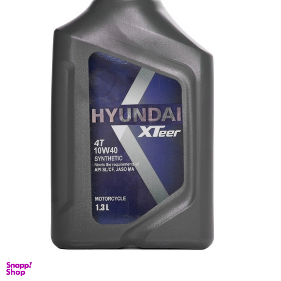 روغن موتور سیکلت هیوندای اکس تیر مدل 10W40-SL حجم 1300 میلی لیتر
