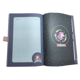 دفتر برنامه ریزی 80 برگ کلیپس مدل unicorn world