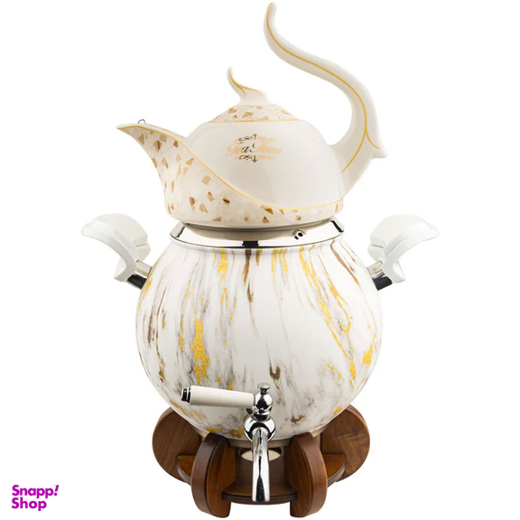 ست کتری و قوری کروپ ست مدل کیانا ماربل کد 701M