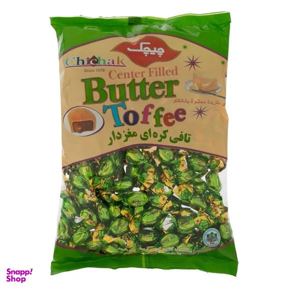 تافی کره ای مغزدار چیچک وزن 900 گرم