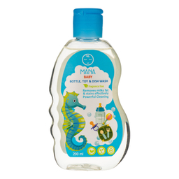 مایع شوینده و ضدعفونی کننده شیشه شیر مانا مدل درب ساده حجم 200 میلی لیتر