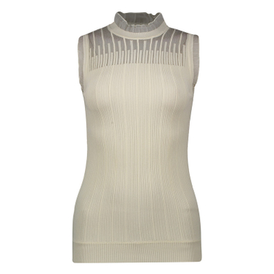 تاپ بافتنی زنانه افراتین مدل کشمیر کد 1572 رنگ شیری