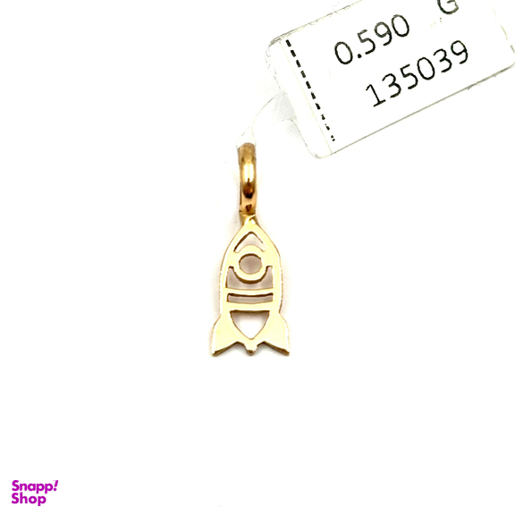 آویز طلا 18 عیار پسرانه مدل موشک کد 135039