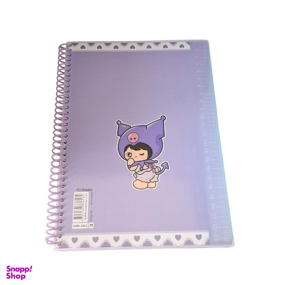 دفتر نقاشی 40 برگ سیمی مکث نوت طرح کرومی کد 3_3463