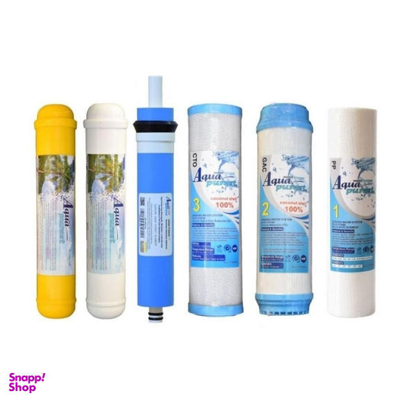 فیلتر دستگاه تصفیه آب آکوا پیورست مدل ZF 6584 مجموعه 6 عددی
