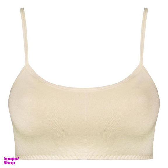 نیم تنه دخترانه ماییلدا مدل بدون فنر کد 4567 رنگ کرم