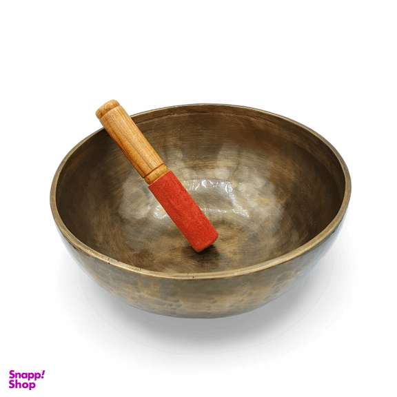 کاسه تبتی دست ساز مدل فول مون قطر 26 سانتی متر