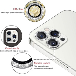 محافظ لنز دوربین بوف مدل Diamond-Luxury مناسب برای گوشی موبایل اپل iPhone 13 Pro Max / iPhone 13 Pro