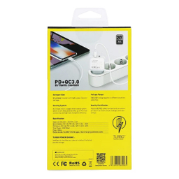 شارژر دیواری 20 وات سیبراتون مدل SW2220C PD به همراه کابل USB-C