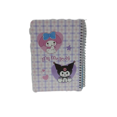 دفترچه یادداشت سیمی ۸۰ برگ سویل طرح مای ملودی کد 225