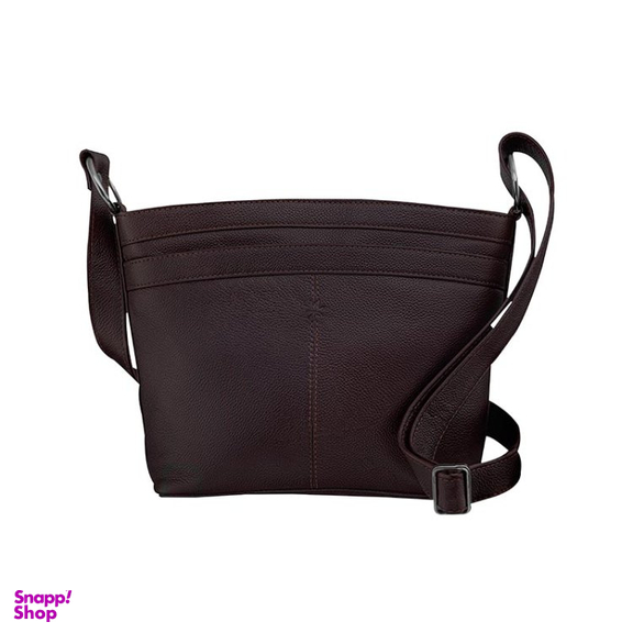 کیف دوشی زنانه نوین چرم مدل خورشید کد LHB4359