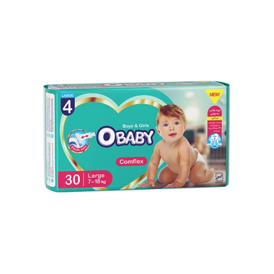 پوشک کودک او بیبی سایز 4 بسته 30 عددی