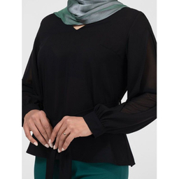 بلوز زنانه برنس مدل غزاله رنگ مشکی