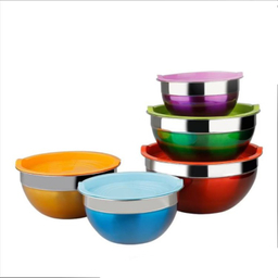 لگن آشپزخانه استیل مدل s105c مجموعه 5 عددی