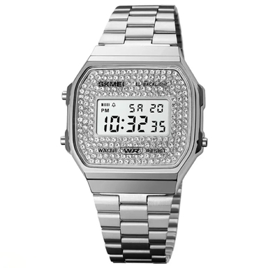 ساعت مچی دیجیتال زنانه اسکمی مدل 1808Silver