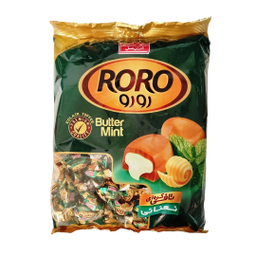 تافی کره ای نعنایی رورو شیرین عسل وزن 800 گرم