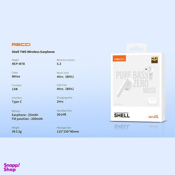 ایرفون بی سیم بلوتوثی رسی مدل REP-W81