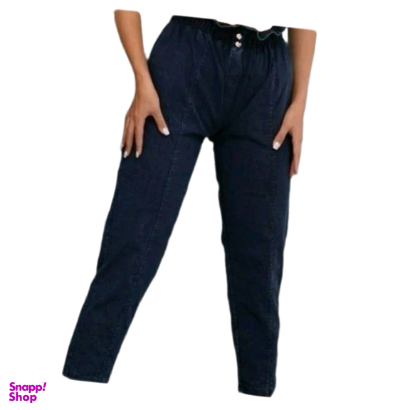 شلوار زنانه کد 66343 رنگ سرمه ای