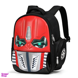 کوله پشتی پسرانه مدل چراغدار تبدیل شوندگان Transformers کد 1688