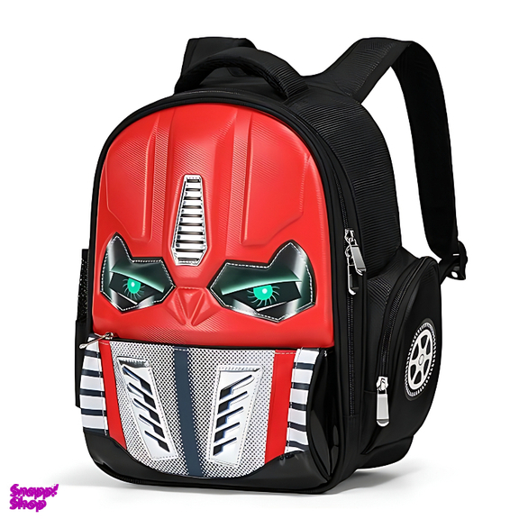 کوله پشتی پسرانه مدل چراغدار تبدیل شوندگان Transformers کد 1688