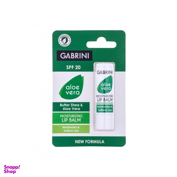 بالم لب گابرینی مدل آلوئه ورا وزن 5 گرم