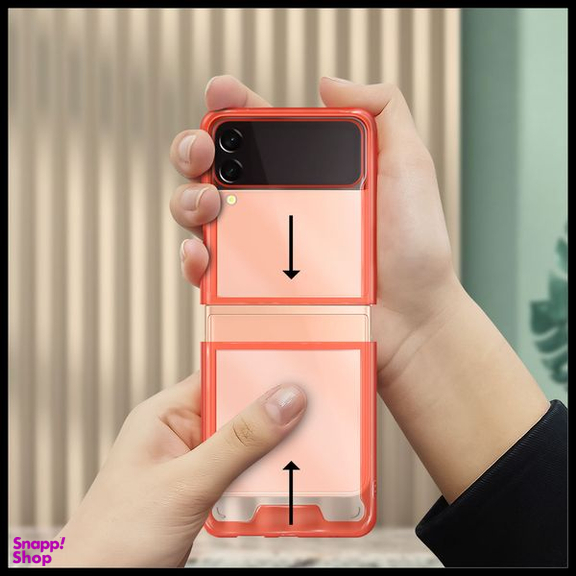 کاور فشن مدل clear مناسب برای گوشی موبایل سامسونگ Galaxy Z Flip3 5G