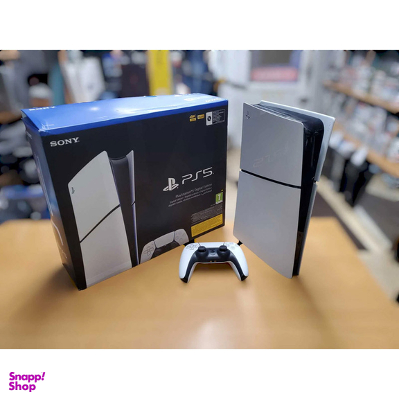 کنسول بازی سونی مدل PlayStation 5 Slim Digital Edition ظرفیت یک ترابایت ریجن 2015 به همراه دسته اضافه