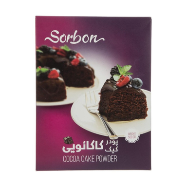 پودر کیک کاکائویی سوربن وزن 500 گرم