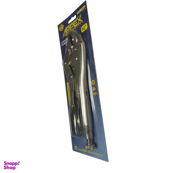 انبر قفلی اپکس مدل SMT-APPEX-APX-1912-LOCKINGPLIERS-12INCH سایز 12 اینچ