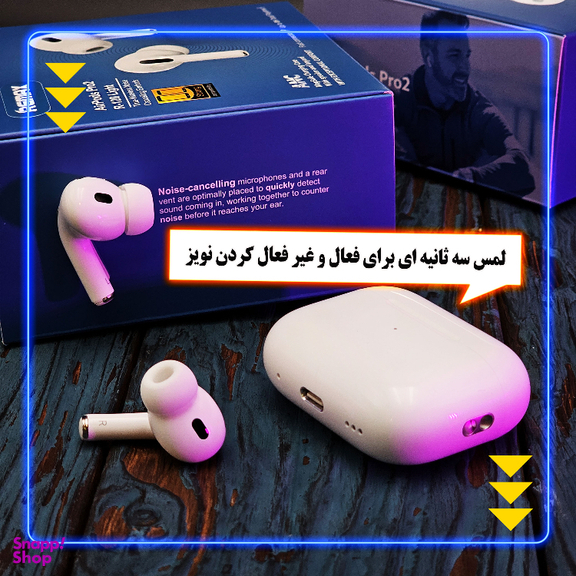 ایرفون بی سیم بلوتوثی ریمکس مدل AirPods Pro2 R-120