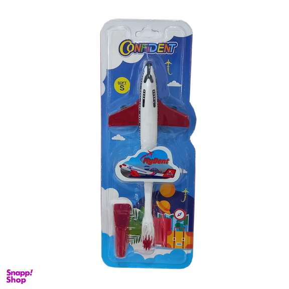 مسواک کودک کانفیدنت مدل فلای با برس نرم