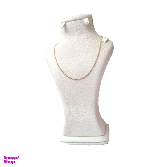 زنجیر طلا 18 زنانه عیار گوزن مدل دیسکو کد HF489