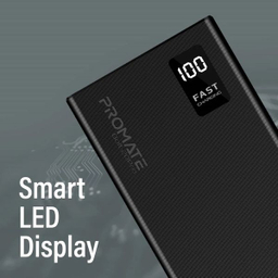 پاوربانک پرومیت مدل BOLT-20PRO.BLACK ظرفیت 20000 میلی آمپر ساعت