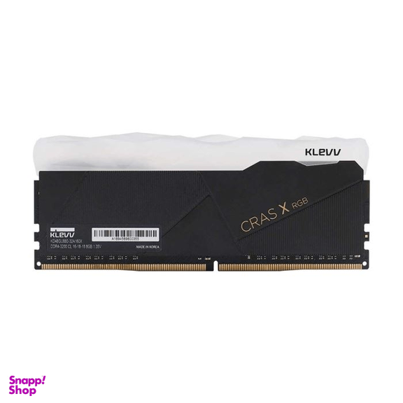 رم کامپیوتر کلو مدل CRAS X RGB DDR4 دو کاناله 3600 مگاهرتز CL18 ظرفیت 8 گیگابایت بسته 2 عددی