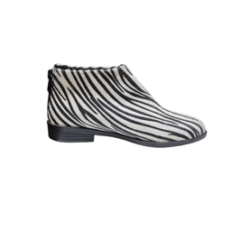 نیم بوت زنانه کلاسیک طرح زبرا کد 9094