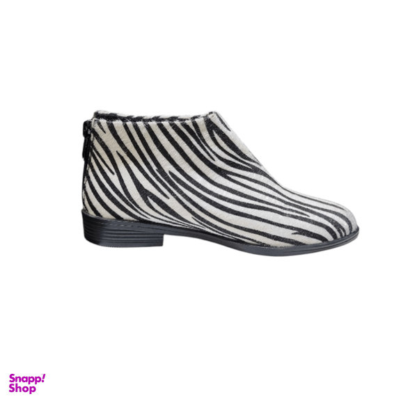 نیم بوت زنانه کلاسیک طرح زبرا کد 9094