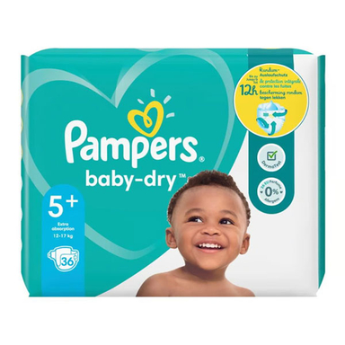 پوشک کودک پمپرز مدل Baby Dry بسته 36 عددی