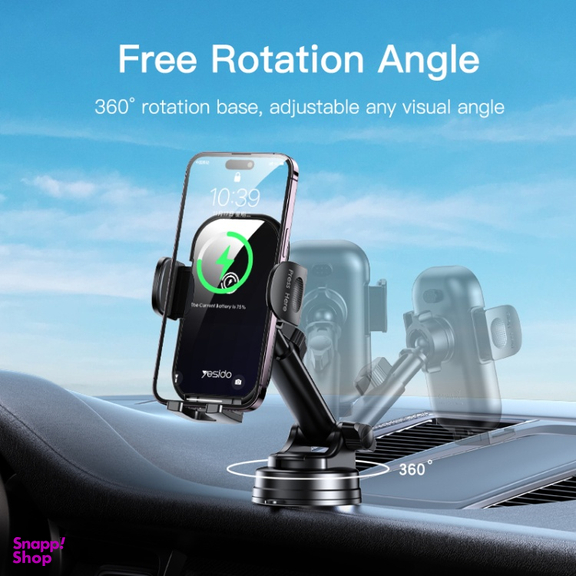 پایه نگهدارنده و شارژر مغناطیسی 15 وات یسیدو مدل C197