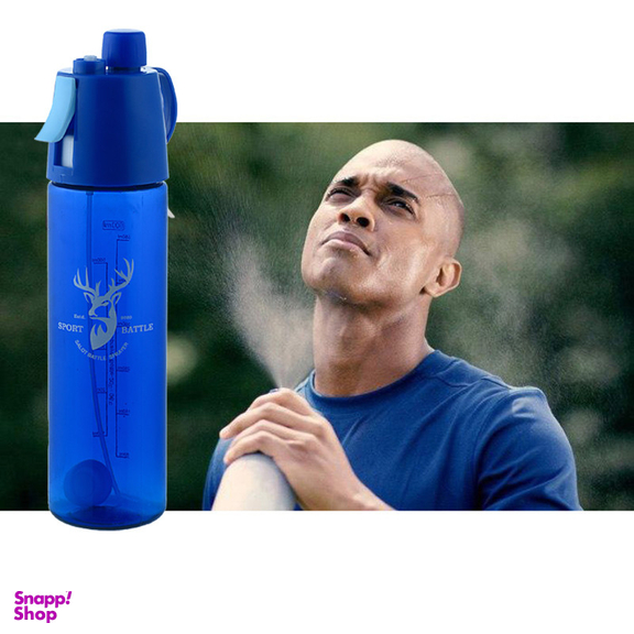 قمقمه اسپری دار مدل دوچرخه گنجایش 0.6 لیتر بسته 2 عددی