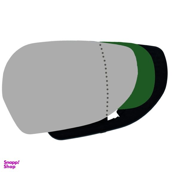 شیشه آینه جانبی راست خودرو کالانیکس مدل SHIS--10945 مناسب کوییک به همراه قاب و چسب