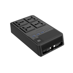 چند راهی برق پاورولوژی مدل Powerology 2500w 4 AC Power Strip PWCUQC029